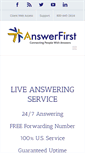 Mobile Screenshot of answerfirst.com